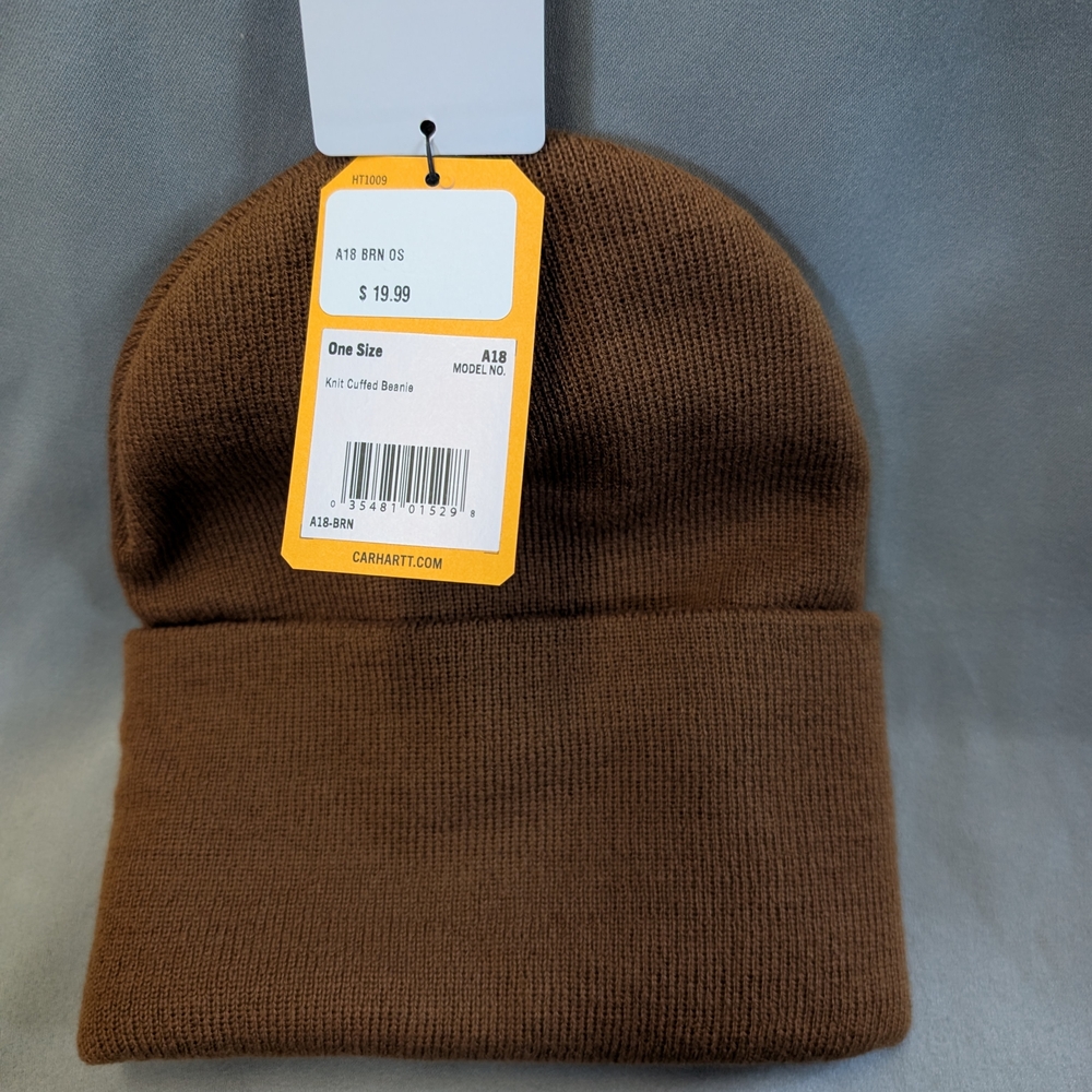 Carhartt Classic Brown Beanie - Picture 3 of 3